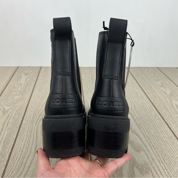 Sorel Women's Joan Now Chelsea Boots US8.5 Black, Black $190 - Picture 6 of 9